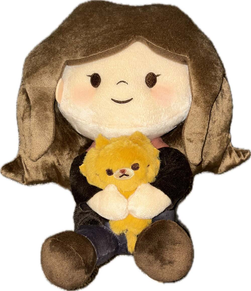 Harry Potter Hermione Granger Plush with Crookshanks 11.5"